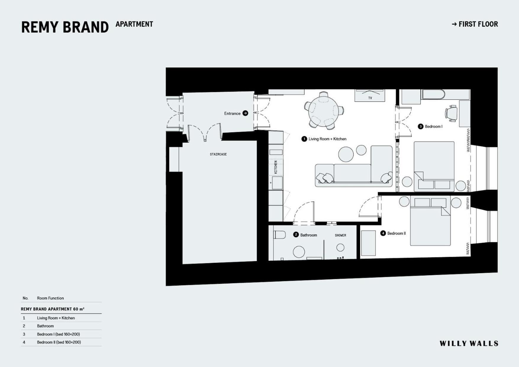 Apartament Remybrand - Oldtown By Willywalls *